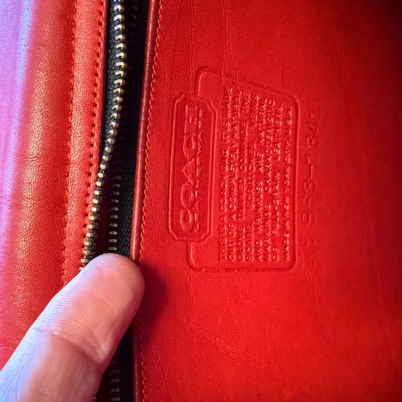 Vintage Coach Medium Saddle Pouch #9590 - Picture 8 of 10